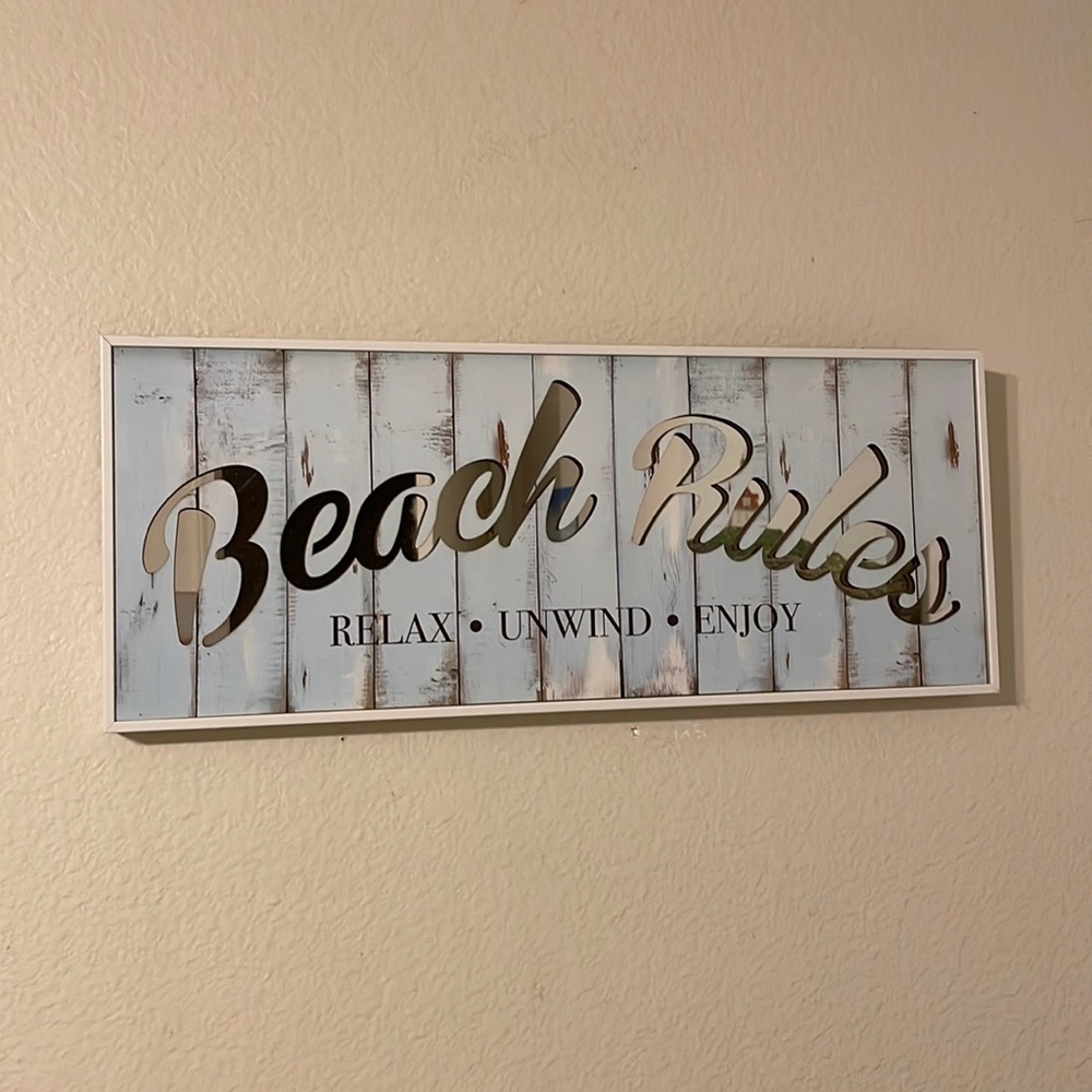 Beach wall hanging